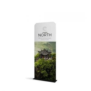 Brandstand WaveLine Fabric Banner Stand