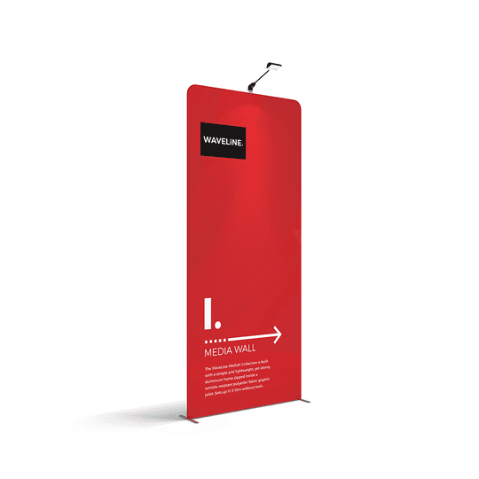 WaveLine Media Tension-Fabric Backdrop Exhibition Stand