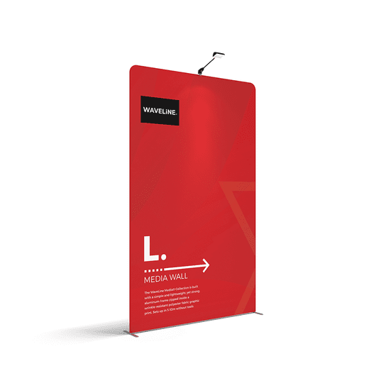WaveLine Media Tension-Fabric Backdrop Exhibition Stand