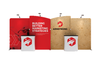 Tension-Fabric Backdrop: WaveLine Media Kit Tension-Fabric Exhibition Stand